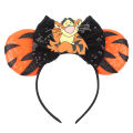 Cartoon Piglet Tigger Hair Accessories Women Disney Winnie the Pooh Bear Ears Hairbands Kids Eeyore Bow Headbands For Girls . 
