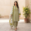 Joypuri Ari Work Unstitched Shalwar Kameez 3 Piece Dress. 