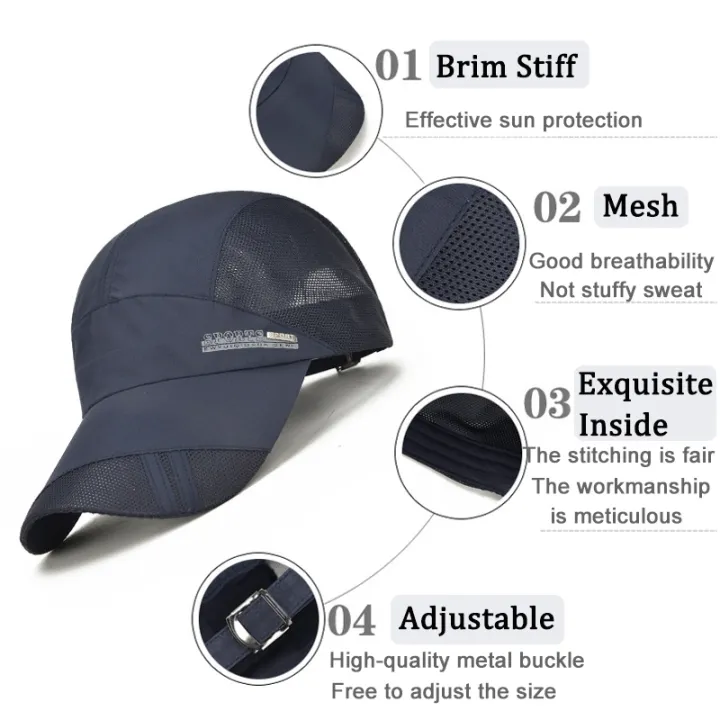 Unisex%20Baseball%20Cap%20for%20Outdoor%20Sports%20Summer%20UV%20Protection%20Adjustable%20Quick%20Dry%20Braethable%20Tennis%20Hat%20Fashion%20Brim%20Hats%20-%20Image%202