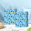 12 Blue Dog Birthday Party Favor Bags Dog Bags Bulk with Handles Merchandise Bags Goodie Candy Bags for Kids Birthday Party.