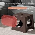 Folding Portable Mazar Plastic Small Stool for Shoes for Adults and Children's Stools Home Space-saving Outdoor. 