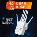 300Mbps Wireless WiFi Extender/wifi Booster/wifi signal Amplifier with 6 High-Performance Antennas for Long Range Signal Boost.