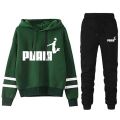 Autumn Winter Jogging Women's Tracksuit Casual Sports Suit Loose and Comfortable Daily Stripe Hoodie Two Piece Set Matching Sets. 