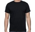 T Shirt Plain Black Colored Summer Top Half Sleeve Tee Shirt Round Neck Cotton Trendy T-shirt Casual T shirt Spring Wear Smart Fit Half Sleeve Tee Shirt - Export Quality Simple Shirt For Men's and Women's - TShirts for Kids. 