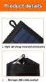 800W Foldable solar panel 6 fold 20w/h portable solar panels Fast charger USB 5V DC Full time solar panel mobile power supply.