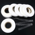 1/2/3pcs 64Meters Black White Double-sided Interlining Adhesive Fabric Clothes Iron On Hem Tape Interlining Web DIY Sewing. 