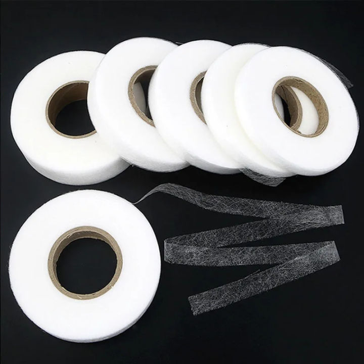 1/2/3pcs%2064Meters%20Black%20White%20Double-sided%20Interlining%20Adhesive%20Fabric%20Clothes%20Iron%20On%20Hem%20Tape%20Interlining%20Web%20DIY%20Sewing%20-%20Image%206