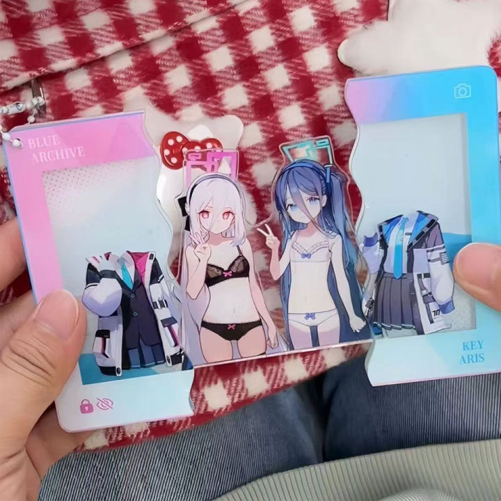 Game%20Blue%20Archive%20Azur%20Lane%20IJN%20Taih%C5%8D%20Yozakura%20Kirara%20Key%20Arisu%20Cosplay%20Keychain%20Acrylic%20Key%20Chain%20Bag%20Accessories%20Ornament%20Prop%20-%20Image%202