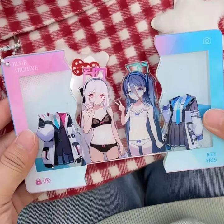 Game%20Blue%20Archive%20Azur%20Lane%20IJN%20Taih%C5%8D%20Yozakura%20Kirara%20Key%20Arisu%20Cosplay%20Keychain%20Acrylic%20Key%20Chain%20Bag%20Accessories%20Ornament%20Prop%20-%20Image%202