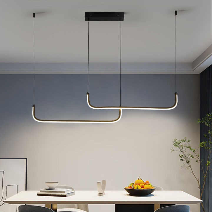 Modern Minimalist LED Pendant Light For Kitchen Living Room Fixture For ...