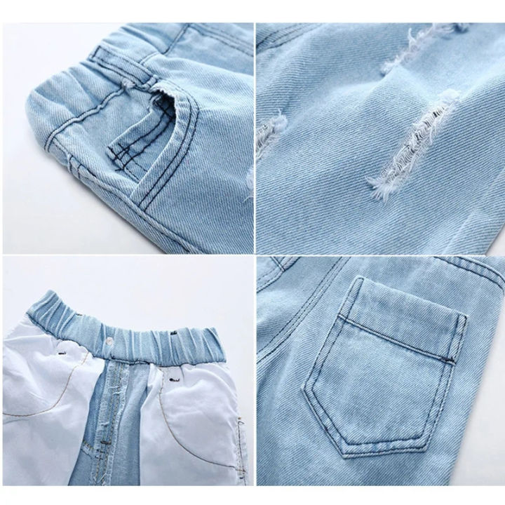Summer%20Boy%20Shorts%20Children%20Casual%20Torn%20Jeans%20Kids%20Knee%20Length%20Denim%20Pants%20Baby%20Elastic%20Waist%20Shorts%20Infant%20Fashion%20Trousers%202-8Y%20-%20Image%206