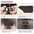 Motorcycle Warning Light Helmet LED Smart Light Night Cycling Safety Signal Universal Bicycle Helmet Taillight Accessrioes. 