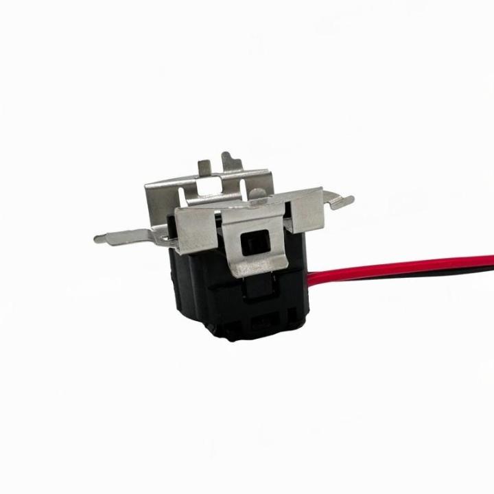 1 Pair For Headlight Base Connector Wiring Harness Adapter H7 Halogen Lamp Socket Holder