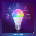 Tuya 15W 18W WiFi Smart Light Bulb E27 RGB LED Lamp Intelligent Dimmable Warm White Night Lamp  Home Alexa Voice Control lightify. 