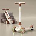 KidsSansar - Kids Musical & Lights System 3 Wheeler Kick Push Scooter. 