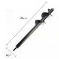 Heavy-Duty Manual Auger Drill Bit for Outdoor Camping  3/8"Hex Drive Hand Tool For Digging Hole Tent Stakes  Firewood Gardening. 