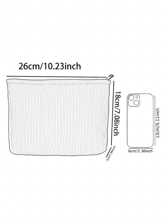 1pc%EF%BC%8CBranch%20bird%20pattern%20corduroy%20zipper%20makeup%20bag,%20lightweight%20and%20multifunctional%20cosmetic%20storage%20bag%20-%20Image%204