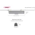 M-Coffee Capsule Holder Capsule Coffee Tea Bag Organiser Drawer Organiser No Need To Punch Holes Space-saving Home Storage Box. 