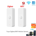 Tuya WiFi Zigbee PIR Motion Sensor Smart Home Human Body Infrared Detector Security Smart Life Works With Alexa  Home. 