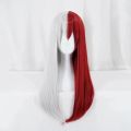 Anime My Hero Academia Boku no Hiro Akademia Shoto Todoroki Shouto Wigs White And Red Cosplay Shoto Wigs. 