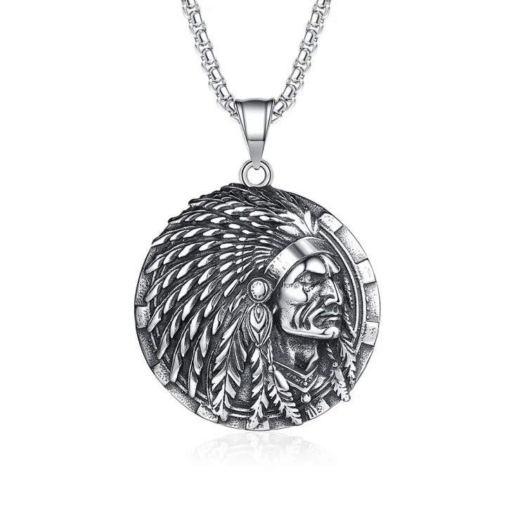 Gothic%20Vintage%20Stainless%20Steel%20Indian%20Chief%20Head%20Pendant%20Necklaces%20For%20Men%20Biker%20Classic%20Ethnic%20Style%20Jewelry%20s%20Wholesale%20-%20Image%208