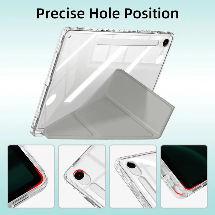 Clear%20Case%20for%20Samsung%20Galaxy%20Tab%20S9%2011%20S9%20FE%20A9%208.7%20inch%20A9%20Plus%20S10%20FE%20S9%20Plus%20S10%20Plus%2012.4%20Y-shaped%20Casing%20with%20Pencil%20Holde%20-%20Image%205