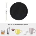 1/2 pcs/set black car auto cup holder anti slip insert coasters pads interior accessories universal fits perfectly for most cups.