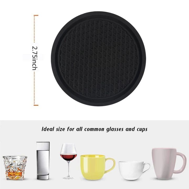1/2%20pcs/set%20black%20car%20auto%20cup%20holder%20anti%20slip%20insert%20coasters%20pads%20interior%20accessories%20universal%20fits%20perfectly%20for%20most%20cups%20-%20Image%206