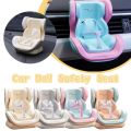Car Doll Safety Seat 15-17cm Doll Cartoon Seat For Labubu Model Mini Plush Safety Seat Car Interior Accessories . 