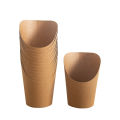 25/50pcs French Fries Holder Disposable Kraft Paper French Fry Cup Charcuterie Cup Snack Dessert Potato Chips Box Party Supplies. 