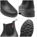 Women's short tube anti slip rain shoes, lightweight waterproof water shoes, fashionable Chelsea rain boots, PVC one-time moldin. 
