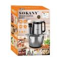 Sokany 6 in 1 Wonder Chopper. blander, Multi-functional 800w 3L 3 Speeds Control 6 in 1 Electric Food Processor Meat Grinder, salad maker. 
