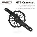 RGO 1 x 10 11 12 Speed Crankset Eagle Tooth for MTB XC / TR / AM 170 mm,32T/34T/36T,BB68/73 Chainset. 