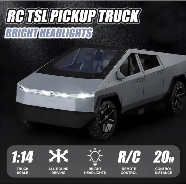 Remote Control Cybe Remote Control Cyber Truck | Tesla Truck | with LED Light and Charging ...