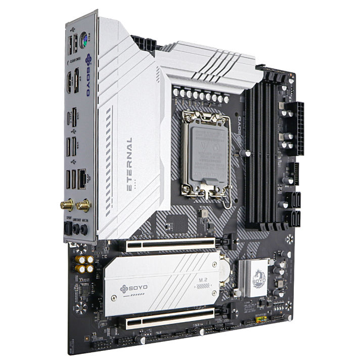 SOYO%20B760M%20D4%20WiFi%20DDR4%20LGA%201700%20Intel%20B760%20M-ATX%20Motherboard%202*%20M.2%20PCIe%204.0%20Type-C%20WiFi6%20ARGB%20USB3.2%20For%2012/13/14th%20processor%20-%20Image%203