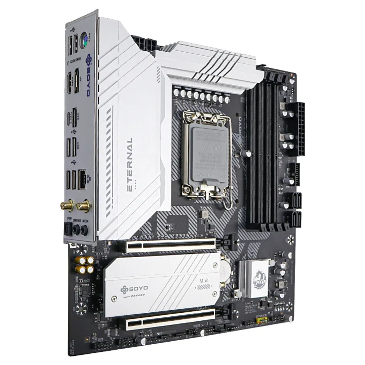 SOYO%20B760M%20D4%20WiFi%20DDR4%20LGA%201700%20Intel%20B760%20M-ATX%20Motherboard%202*%20M.2%20PCIe%204.0%20Type-C%20WiFi6%20ARGB%20USB3.2%20For%2012/13/14th%20processor%20-%20Image%203
