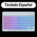 Wireless Backlit Keyboard For iOS Android Windows Systems Rechargeable Backlight 10 Inch Teclado For Mac iPad MatePad Laptop.