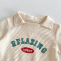 2psc Summer Newborn Infant Baby Girls Boy Movement Fallow Lapel T-Shirt + Shorts Printing Set Kids Muslin Fashion Baby Clothing.
