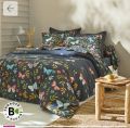 Badsheets full printed soft fabric cotton tiger print and plants. 