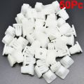 50Pcs 8* 8.5mm Plastic Rivets Fastener bumper nut screw seat quick screw seat self tapping nail base headlight taillight square.