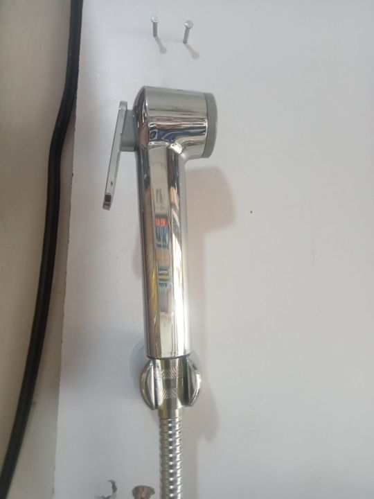 Chrome Muslim shower with Head