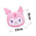 Sanrio Plush Zero Wallet Cinnamoroll Kuromi My Melody Cartoon Pompompurin Carrying Coin Soft Plush Backpack Pendant Storage Bag. 