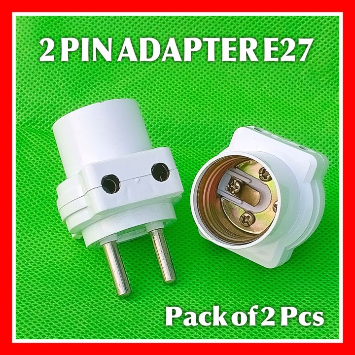 2%20Pcs%20Portable%20White%20Bulb%20Holder%20with%202%20Pin%20Plug%20-%20For%20Screw%20Type%20Bulbs%20(E27)%20-%20Image%204