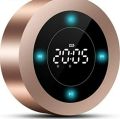 LunaBox Wireless Speaker Mini Wireless Speaker with Touch Panel Amazing Sound Premium Bluetooth Speaker(Gold). 
