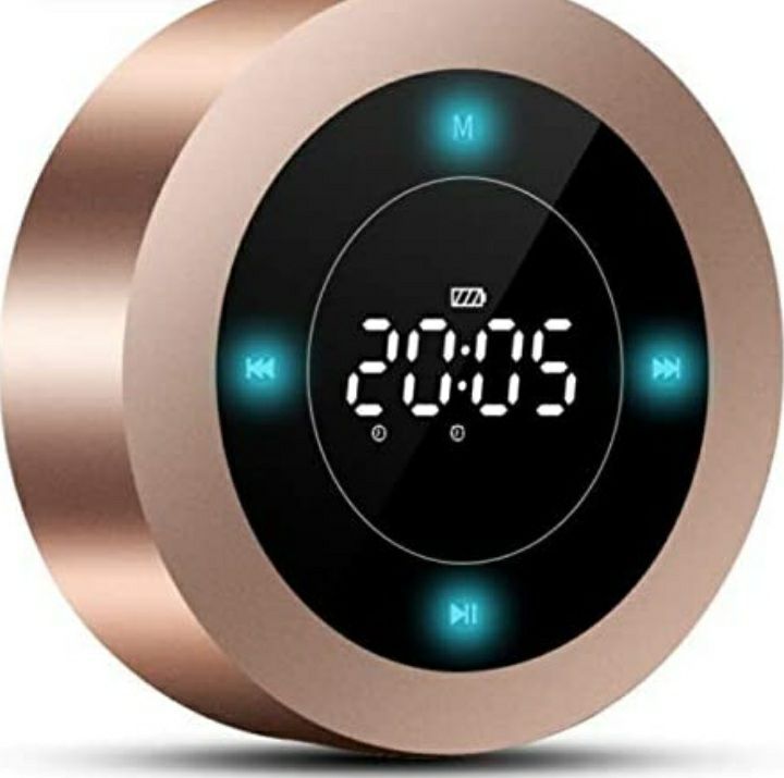 LunaBox Wireless Speaker Mini Wireless Speaker with Touch Panel Amazing Sound Premium Bluetooth Speaker(Gold)