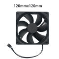 80mm 90mm 120mm Quiet Computer Fan Silent PC Fans For Computer PC Case GPU CPU Cooler Radiator Cooling. 