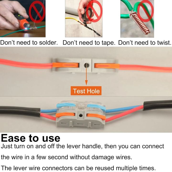 30pcs%20Lever%20Wire%20Connectors,%201%20Conductor%20Compact%20Wire%20Connectors,%201%20to%201%20Inline%20Electrical%20Connectors,%20DIY%20Compact%20Splicing%20Wire%20-%20Image%202