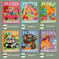 Kids Magnetic Wooden Puzzle Cartoon Pattern Busy Quiet Book Jigsaw Puzzles Game Kids Montessori Educational Toys for Children. 