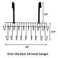 New Styllish Over The Door 19-Hook Hanger, Home Decoration, Cloth Hanger. 