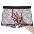 Mens Underwear Mens Ultra-thin Transparent Boxershorts Male Mesh Slips Homme Panties Boxer Shorts Comfortable Men's Underpants. 